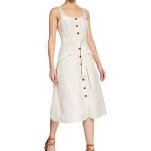 NWT Joie  Bourey Belted Midi Dress sz XS